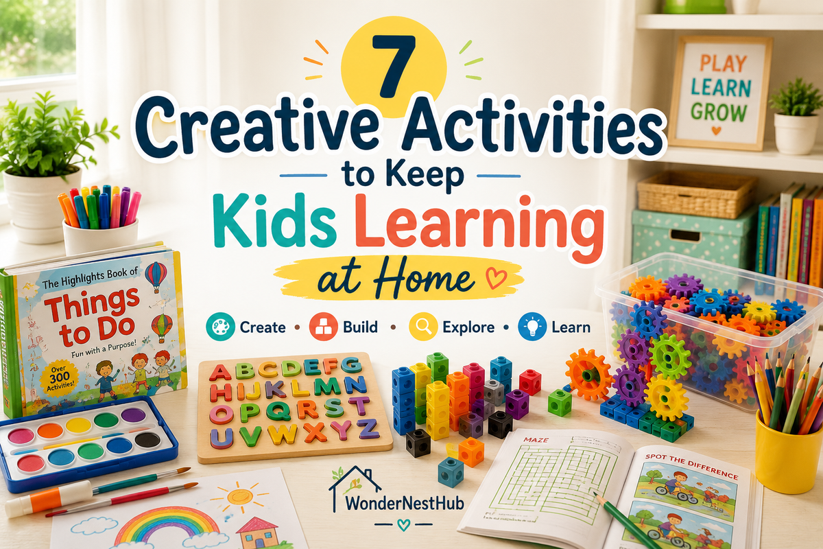 7 Creative Activities to Keep Kids Learning at Home