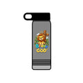 Brave with God Kids Water Bottle 20oz| Christian Stainless Steel Bottle| Lion Faith Gift