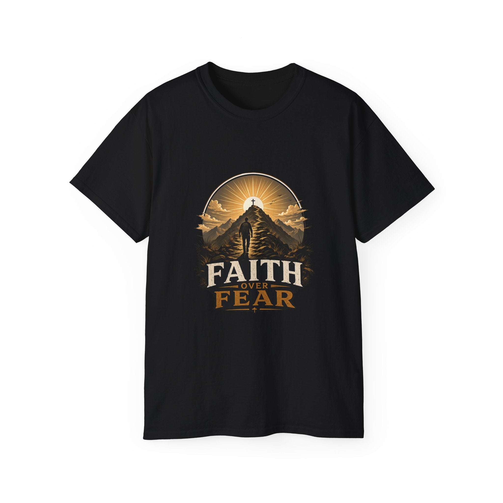 Faith Over Fear Christian T-Shirt | Unisex Bible Tee | Christian Gift