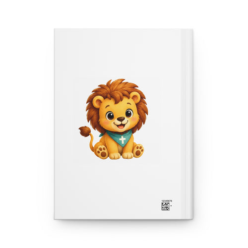 Brave with God Christian Journal| Lion Faith Notebook| Hardcover Matte Journal| Inspirational Gift