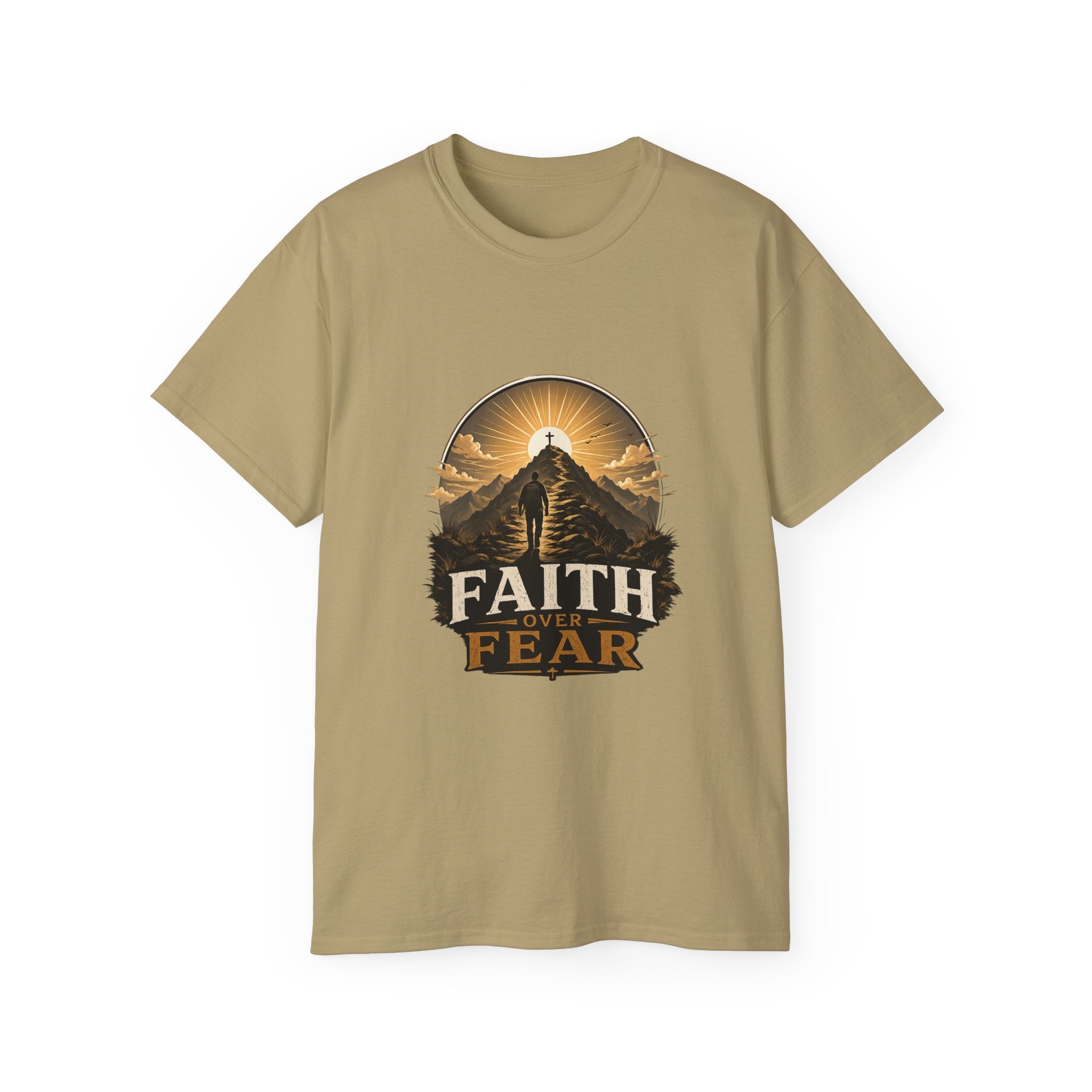 Faith Over Fear Christian T-Shirt | Unisex Bible Tee | Christian Gift