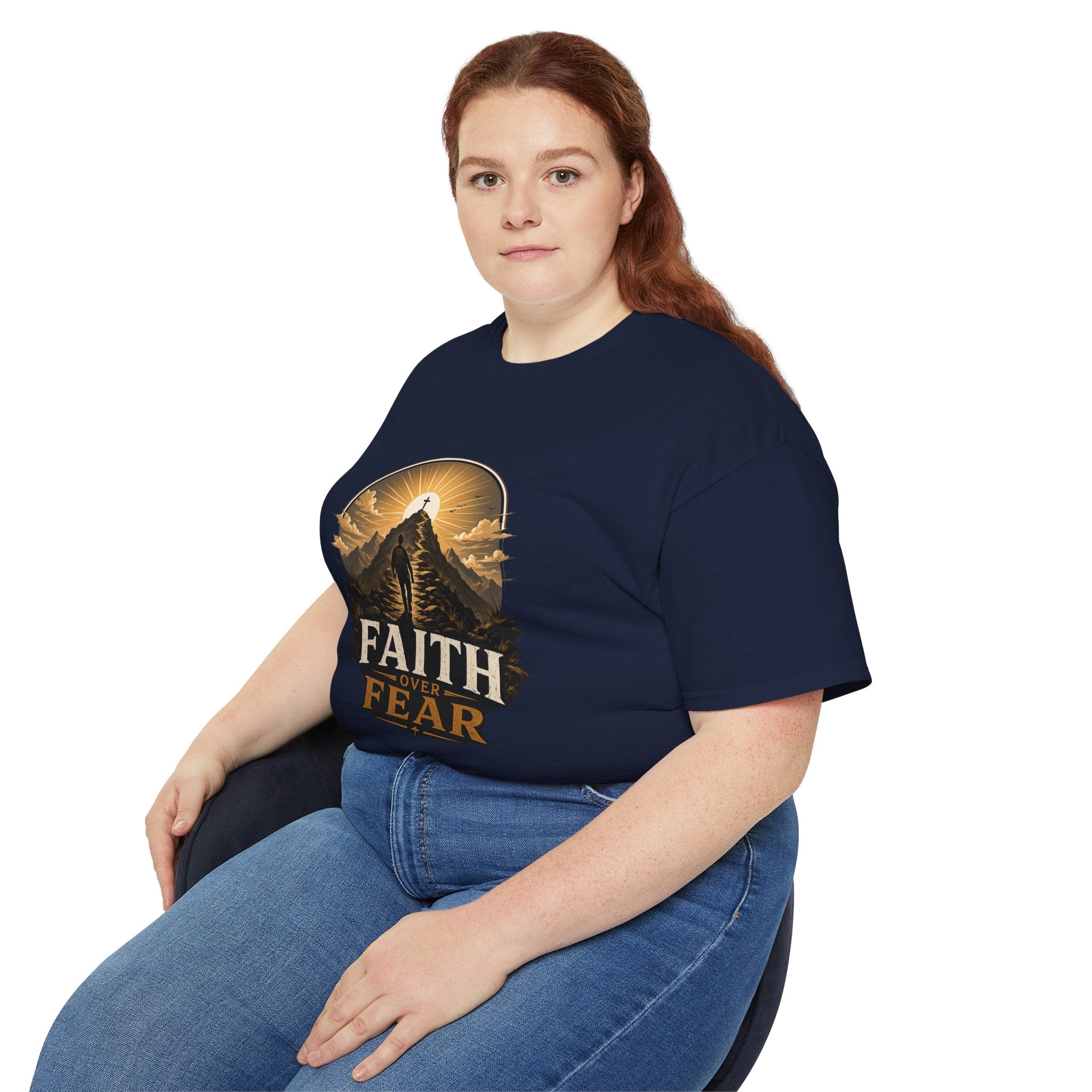 Faith Over Fear Christian T-Shirt | Unisex Bible Tee | Christian Gift