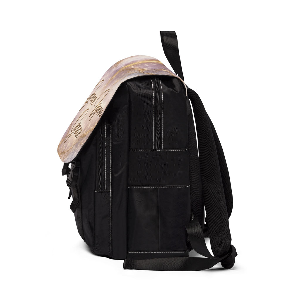Grace Upon Grace Christian Backpack| Luxury Blush Marble Cross Bag| Faith Gift for Women and Teens