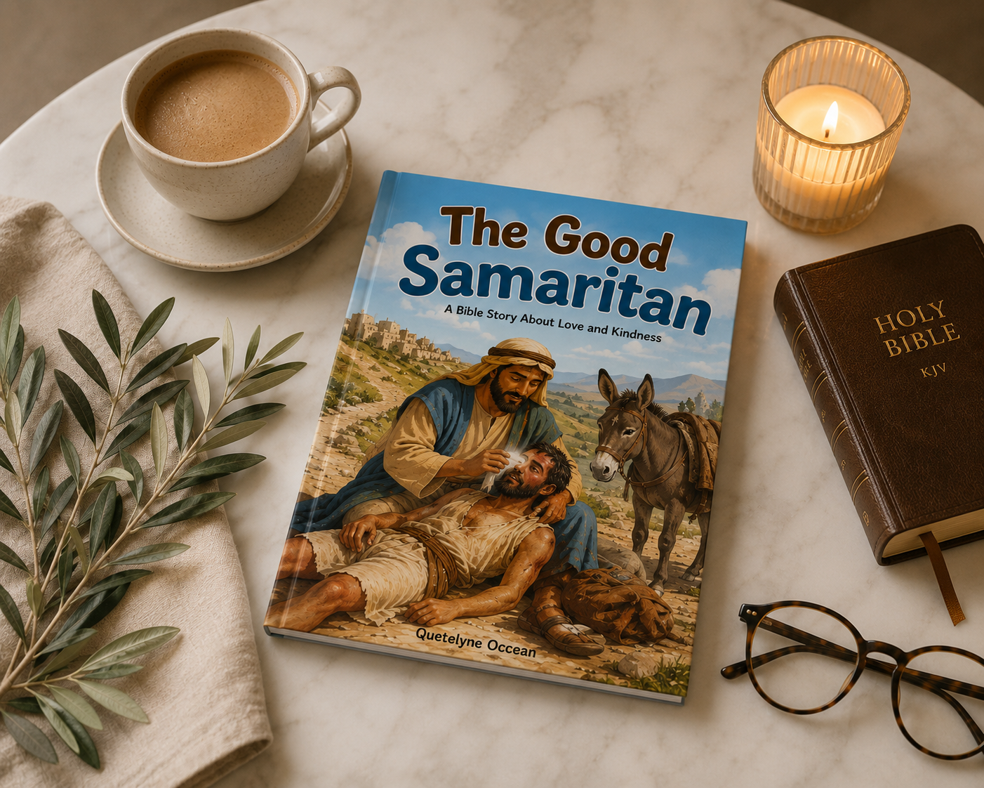 The Good Samaritan Bible Story Book for Kids | Christian Picture Book | Sunday School, Easter & Baptism Gift