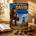 David and Goliath Bible Story Book for Kids | Christian Picture Book Ages 4-8 | Full Color Bedtime Story | Sunday School Gift