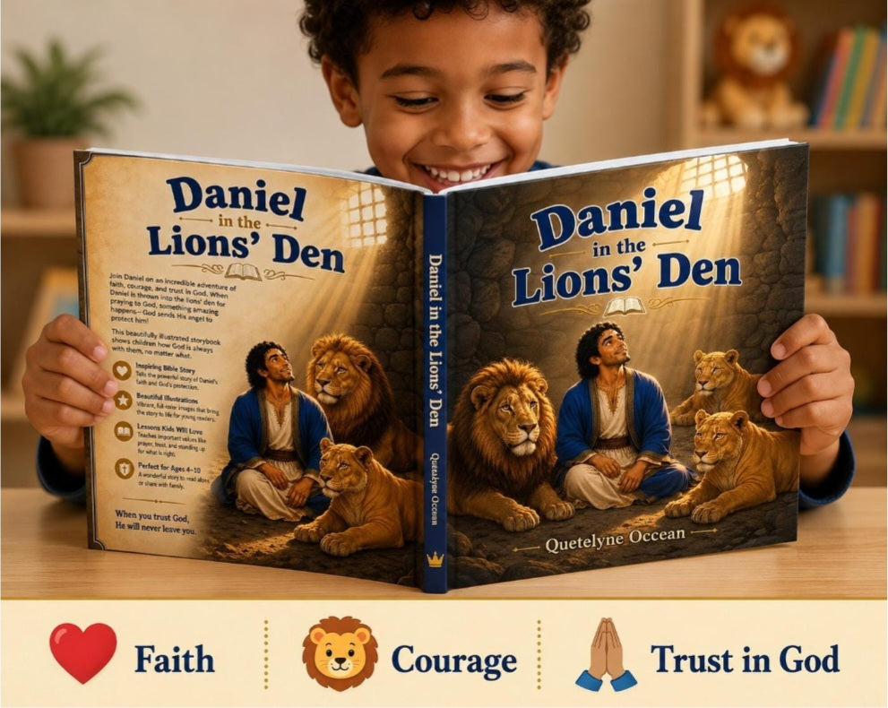 Daniel in the Lions' Den Children's Bible Story Book | Christian Gift for Kids | Full Color Picture Book | Bedtime Bible Story | Ages 3–8