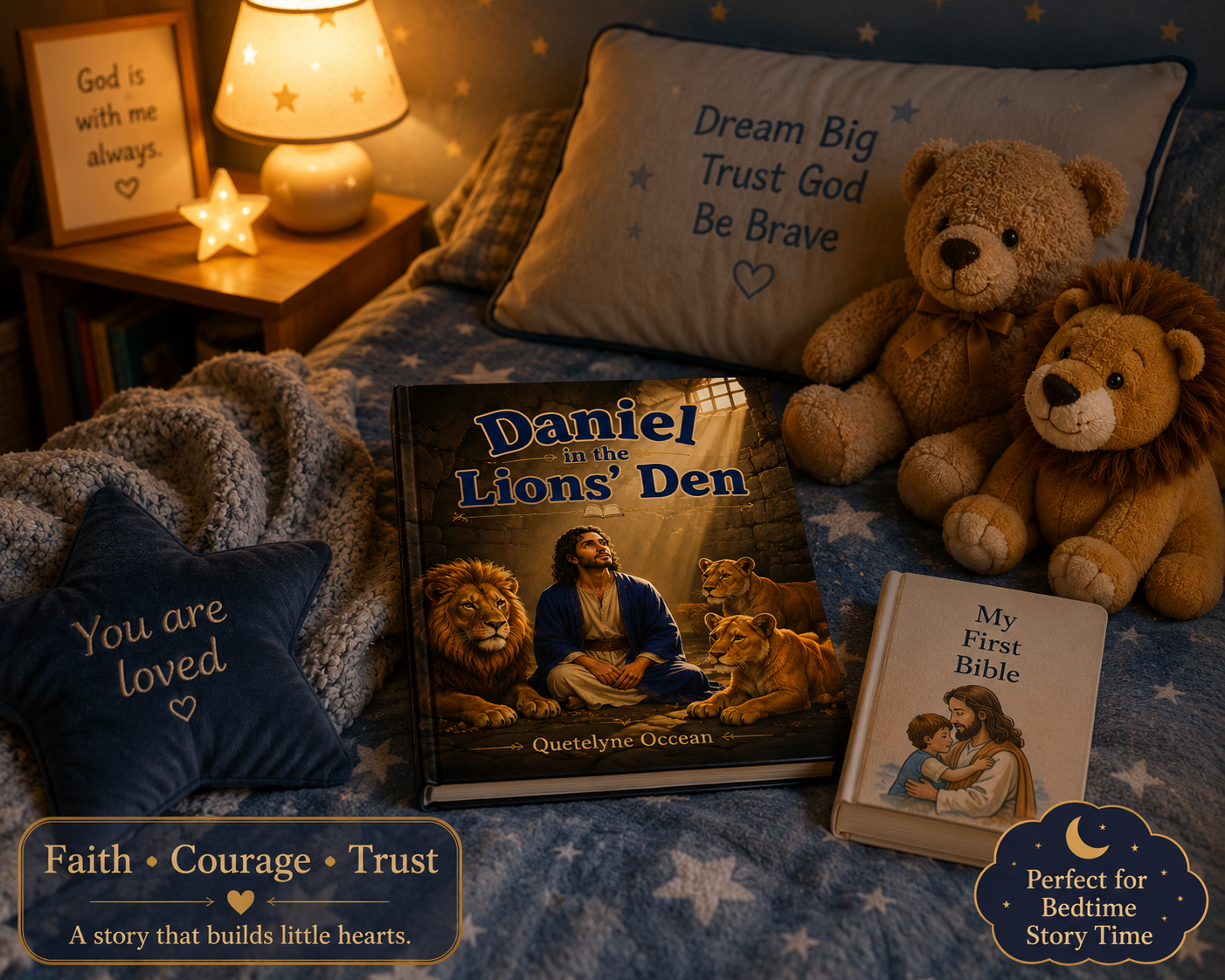 Daniel in the Lions' Den Children's Bible Story Book | Christian Gift for Kids | Full Color Picture Book | Bedtime Bible Story | Ages 3–8