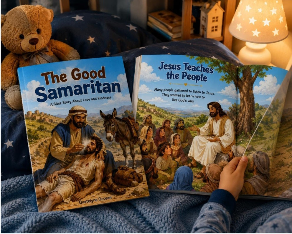 The Good Samaritan Bible Story Book for Kids | Christian Picture Book | Sunday School, Easter & Baptism Gift