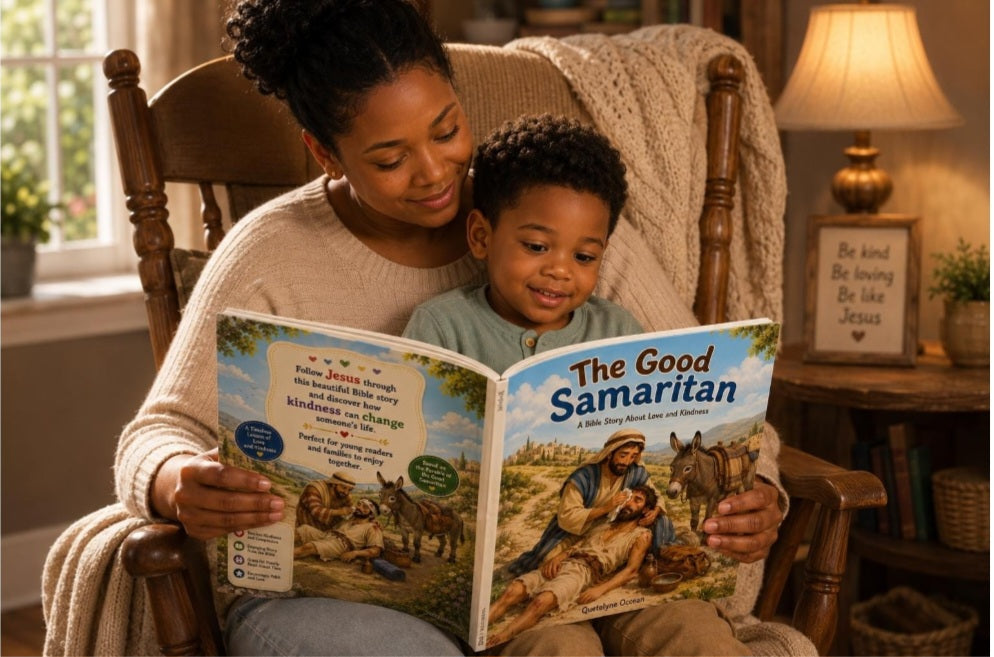 The Good Samaritan Bible Story Book for Kids | Christian Picture Book | Sunday School, Easter & Baptism Gift