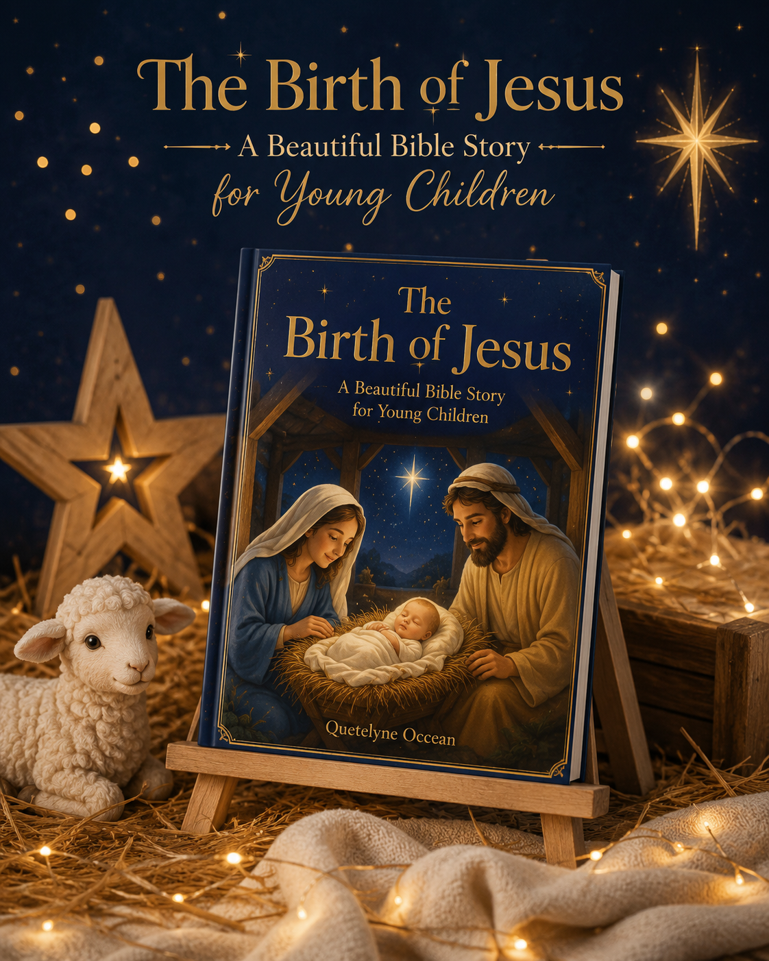 The Birth of Jesus Children's Bible Book | Christian Picture Book for Kids | Christmas Story Book |Sunday School Gift |Faith-Based Kids Book