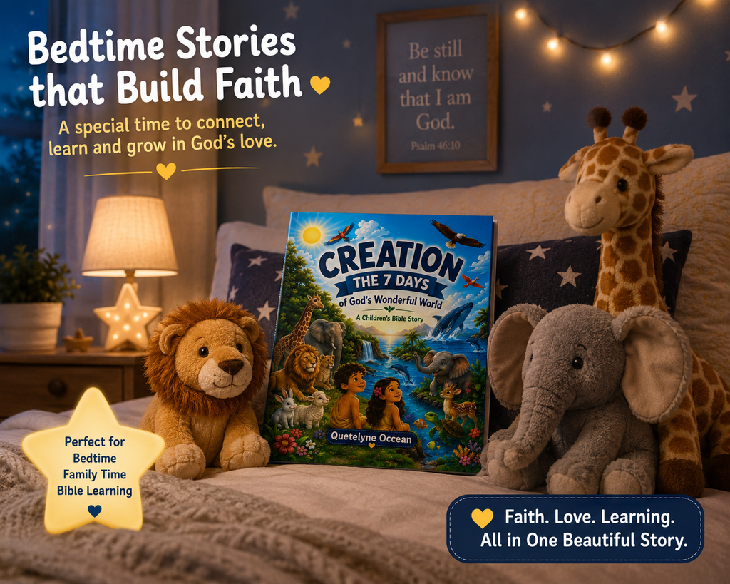 Creation Bible Story PDF | The 7 Days of God's Wonderful World | Christian Kids Book | Ages 3–7 | Instant Download