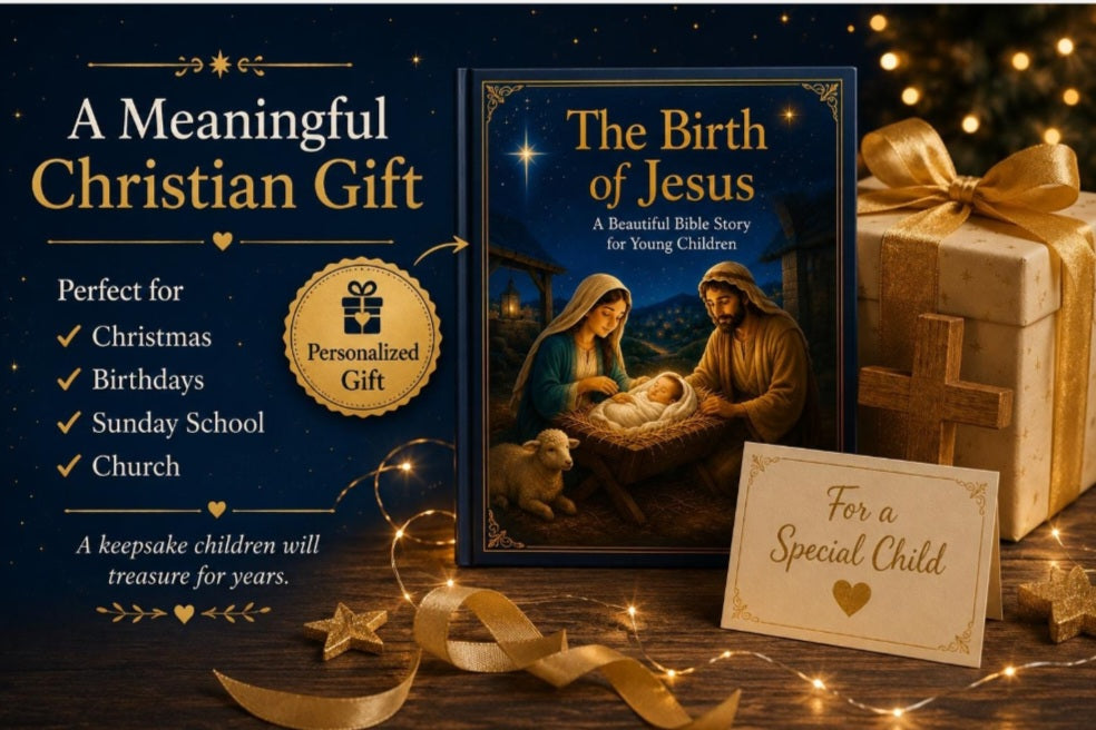 The Birth of Jesus Children's Bible Book | Christian Picture Book for Kids | Christmas Story Book |Sunday School Gift |Faith-Based Kids Book