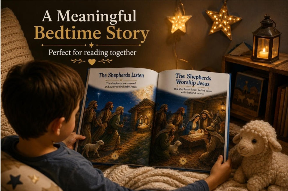The Birth of Jesus Children's Bible Book | Christian Picture Book for Kids | Christmas Story Book |Sunday School Gift |Faith-Based Kids Book