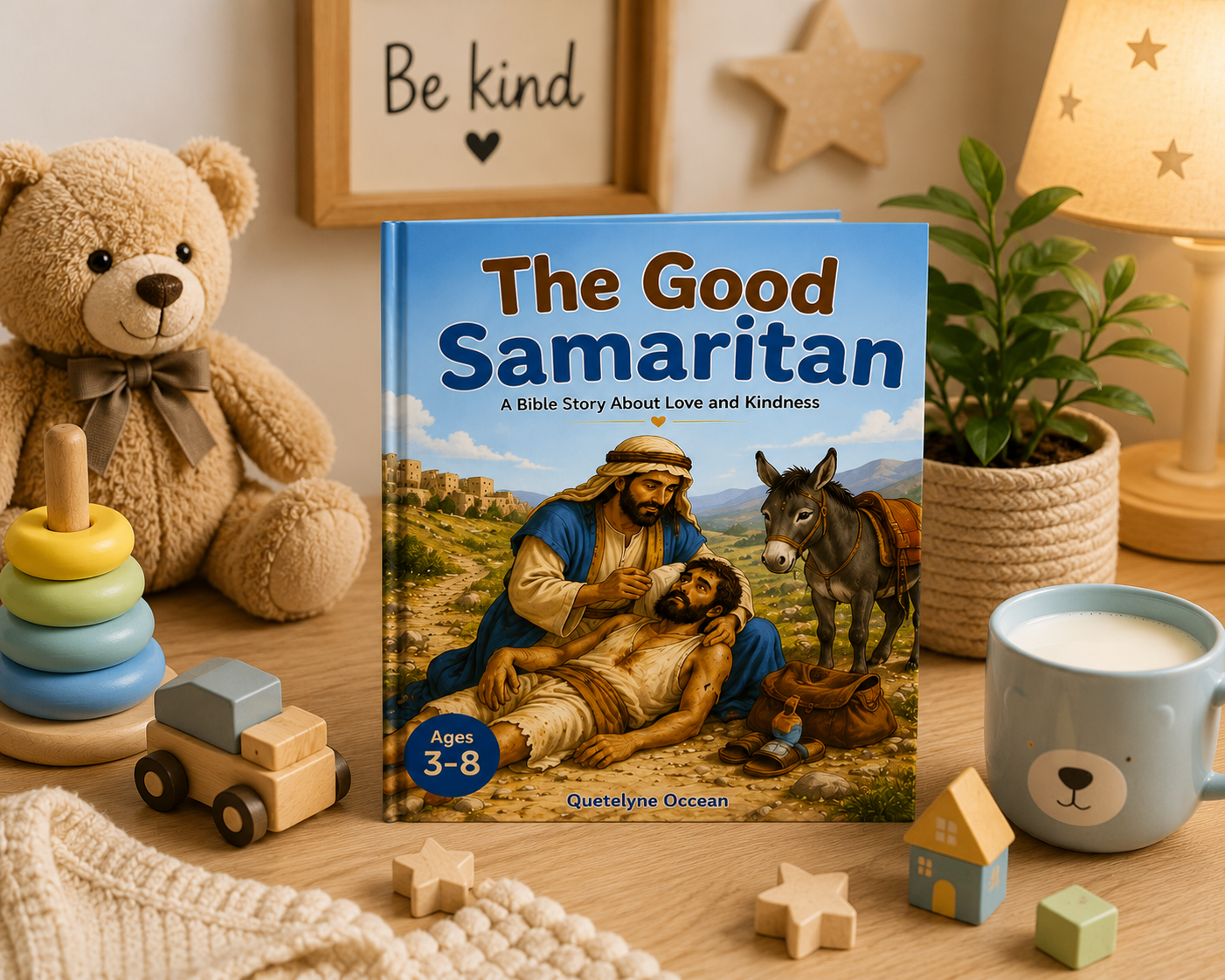 The Good Samaritan Bible Story Book for Kids | Christian Picture Book | Sunday School, Easter & Baptism Gift