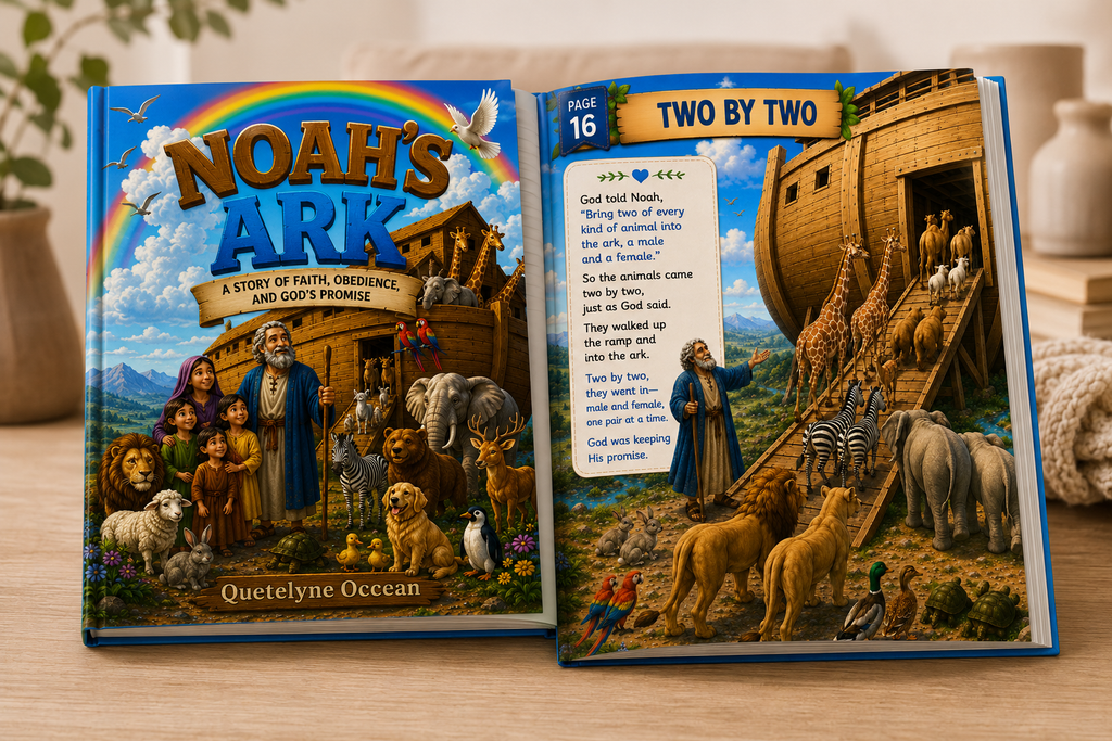 Noah's Ark Children's Bible Book | Christian Picture Book for Kids | Bible Story | Bedtime Story | Sunday School Gift