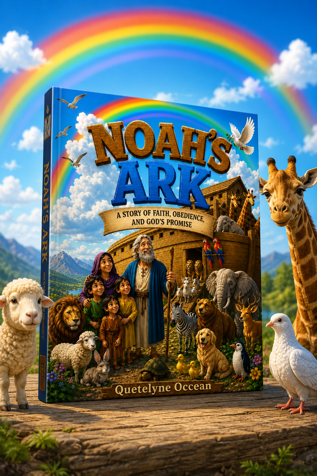 Noah's Ark Children's Bible Book | Christian Picture Book for Kids | Bible Story | Bedtime Story | Sunday School Gift